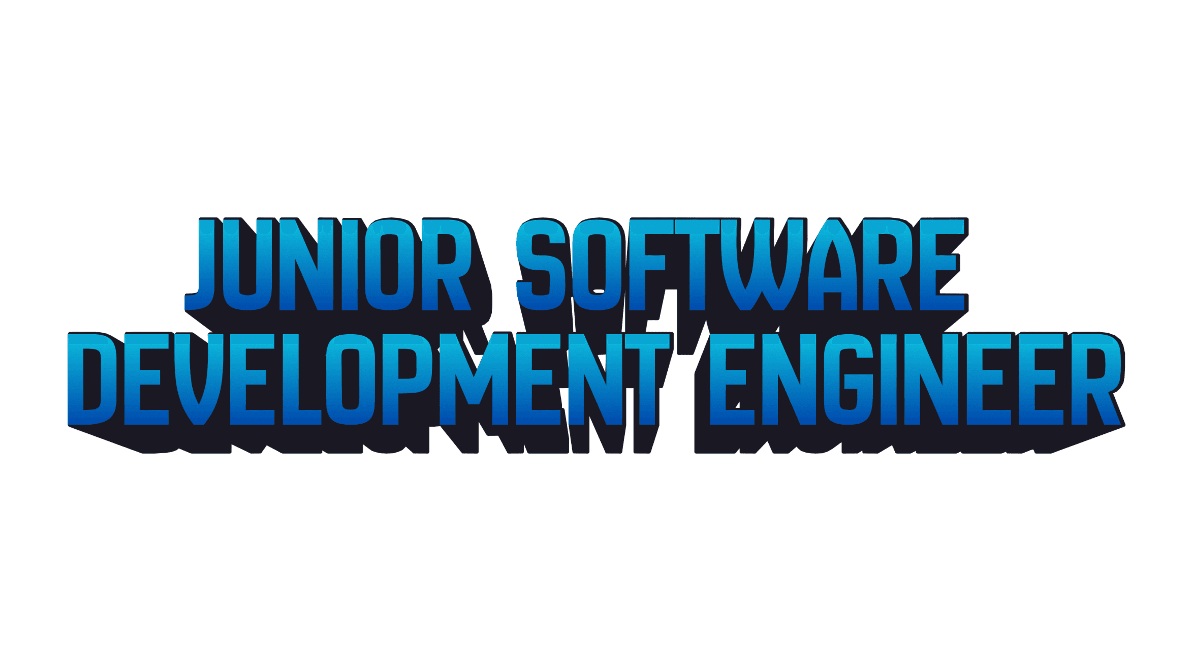 Junior Software Development Engineer